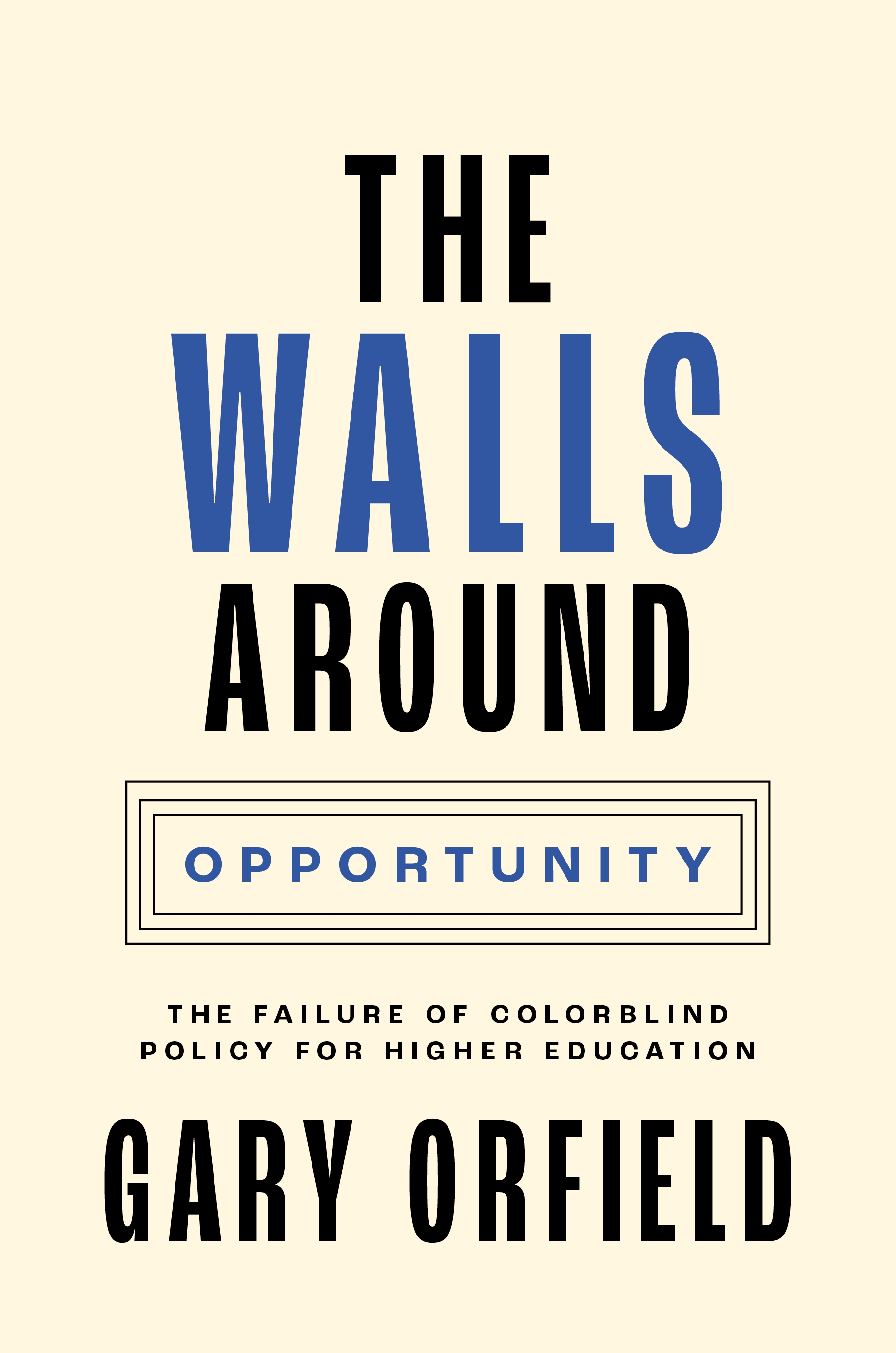 Book: The Walls Around Opportunity