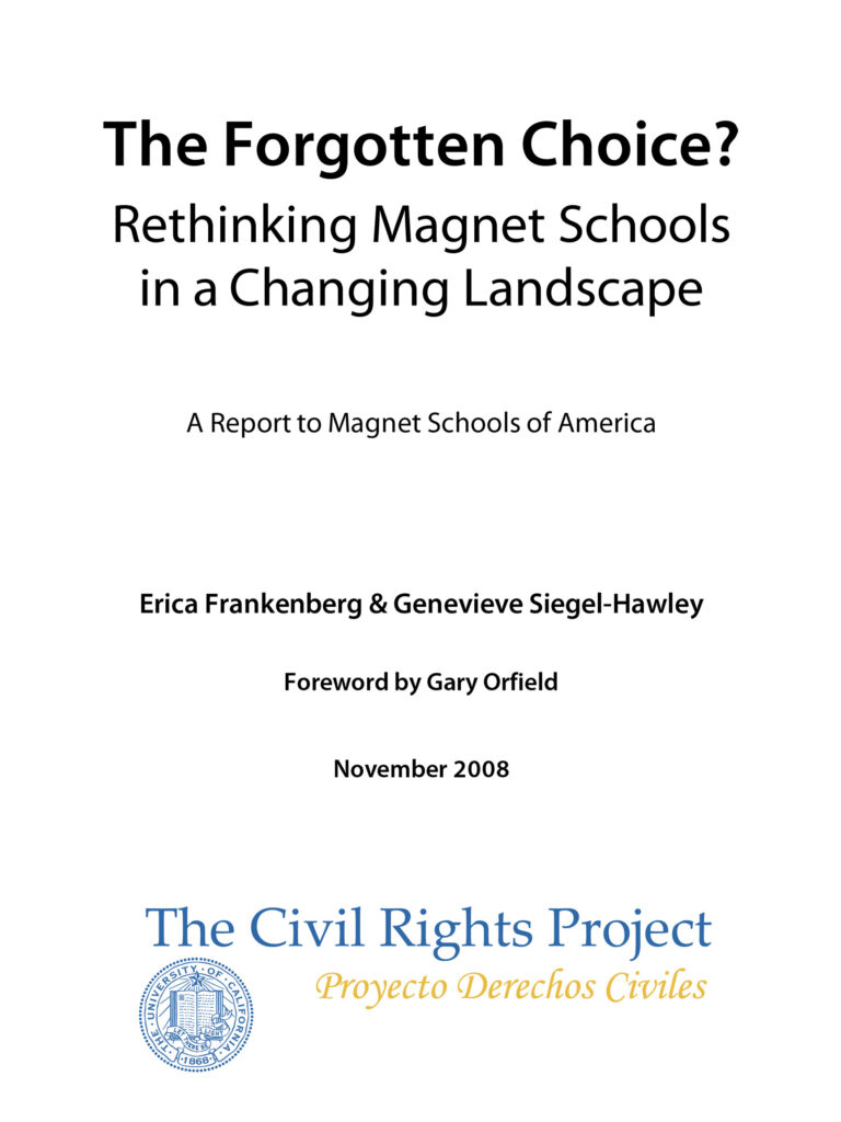The Forgotten Choice? Rethinking Magnet Schools in a Changing Landscape