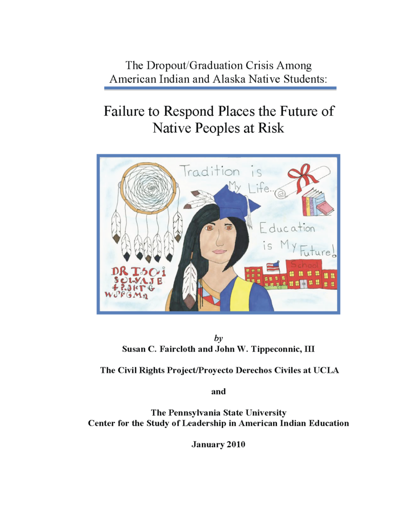 The Dropout/Graduation Crisis Among American Indian and Alaska Native Students