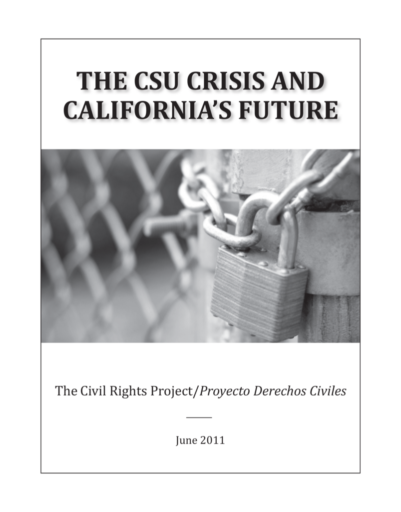 The CSU Crisis and California’s Future:  Paper Titles, Authors and Abstracts