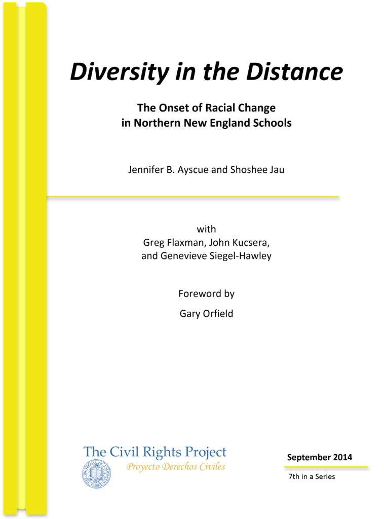 Diversity in the Distance: The Onset of Racial Change in Northern New England Schools