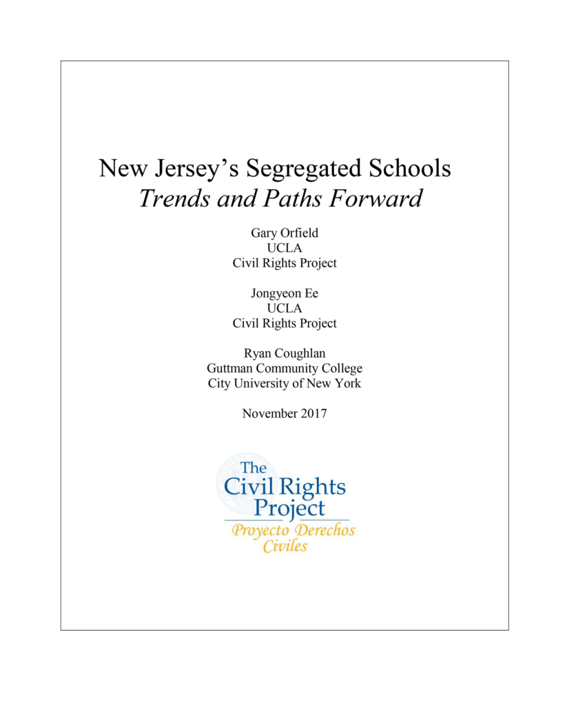 New Jersey’s Segregated Schools: Trends and Paths Forward