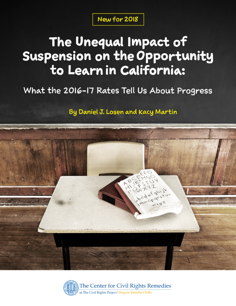 The Unequal Impact of Suspension on the Opportunity to Learn in CA