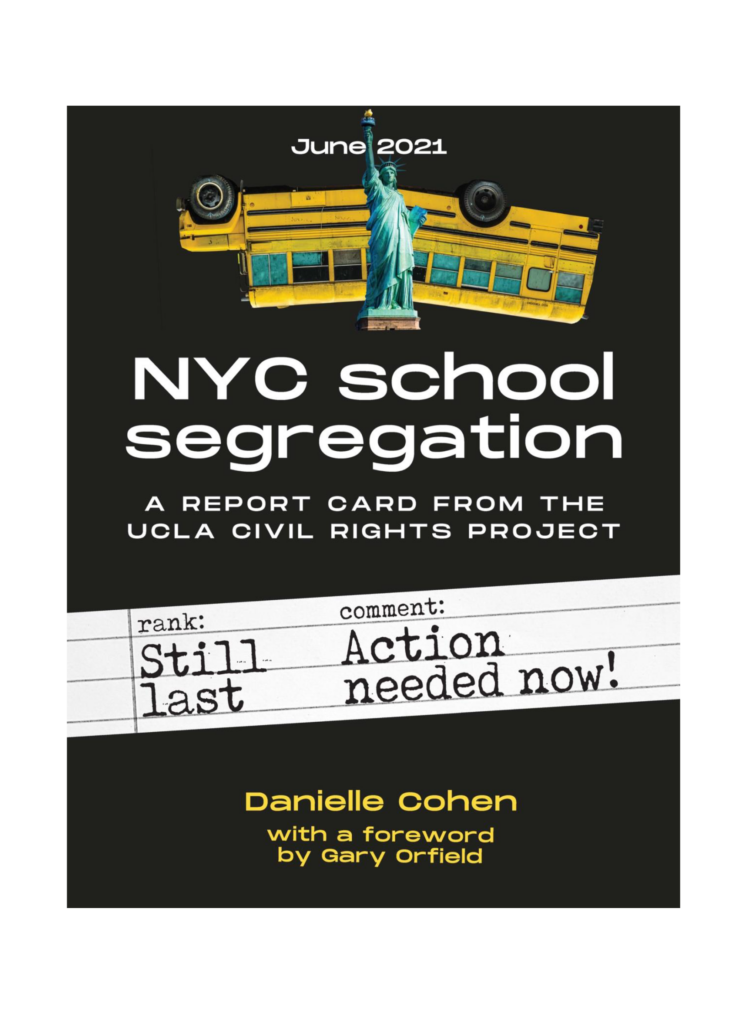 NYC School Segregation Report Card: Still last, Action Needed Now