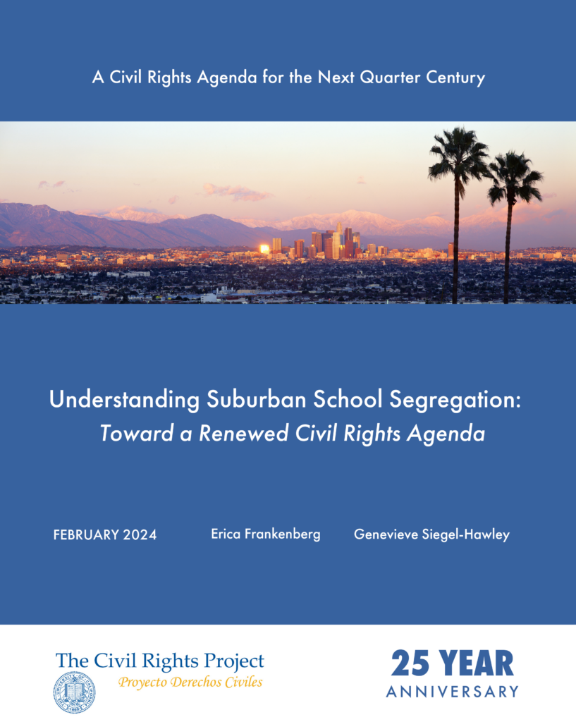 Understanding Suburban School Segregation: Toward a Renewed Civil Rights Agenda