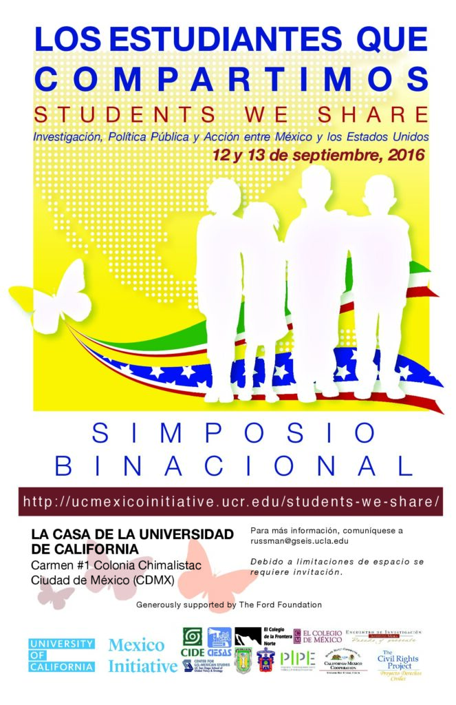 Binational Symposium: The Students We Share/Los Estudiantes Que Compartimos