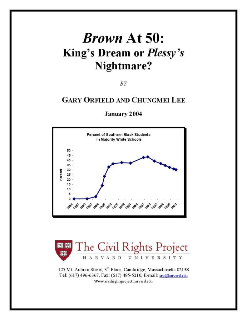 Brown at 50:  King’s Dream or Plessy’s Nightmare?